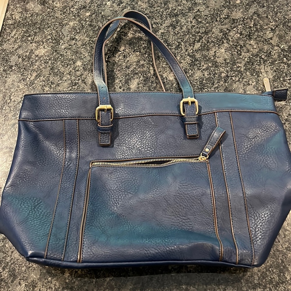 Navy blue tote by charming Charlie great condition